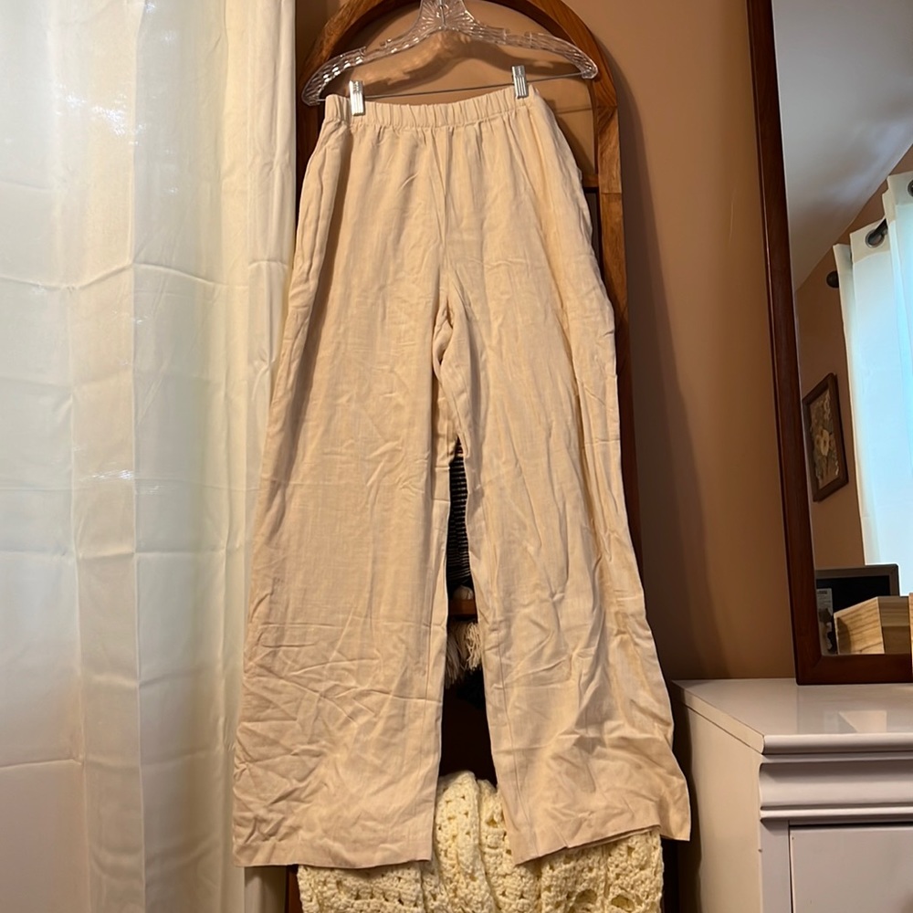 CJLA Spencer pants bone NWOT